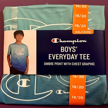 Banner Image for Mens Large Champion Teal Shirt $9.95