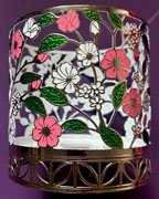 Banner Image for Pink & White Rose Candle Holder$14.95